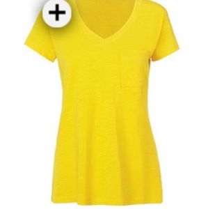 CAbi Spring 21 Fold pocket tee sz L NEW